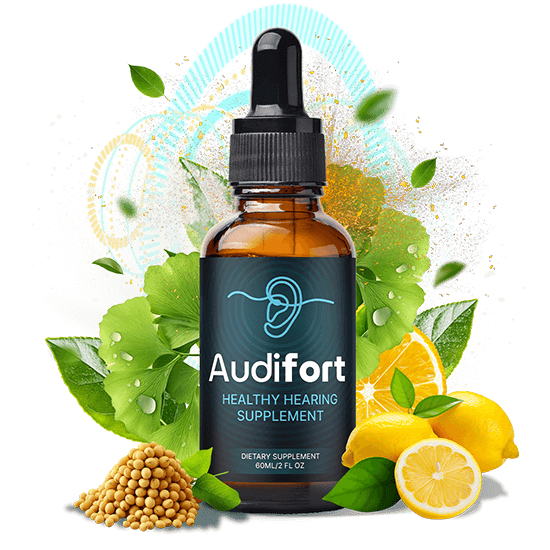 Audifort natural hearing support drops — official bottle